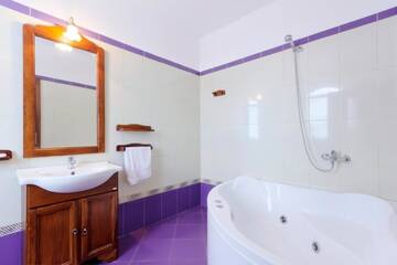 Фото номера Двухместный номер с 1 кроватью и балконом Гостевой дом Pensiunea Romantic Belvedere Paltinis г. Пэлтиниш 11